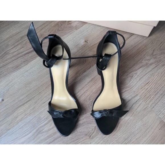 Alexandre Birman Clarita 100 Knot Sandal Heels Stilleto Black - Picture 6 of 12